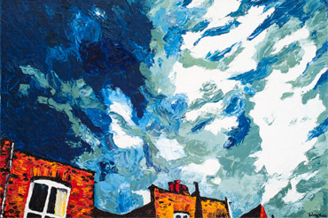 The sky above London - Irene Guida - Dipinti su tela